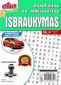 ID28 oho greiti! Žodžių ir skaičių išbraukymas 2020 Lapkritis Nr. 11 virselis